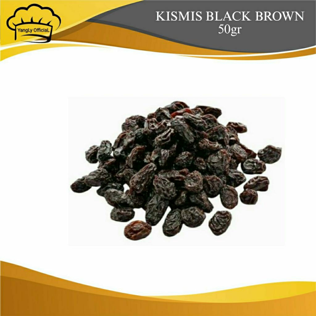 

Kismis Black Brown Repack 50gr / GOOD QUALITY