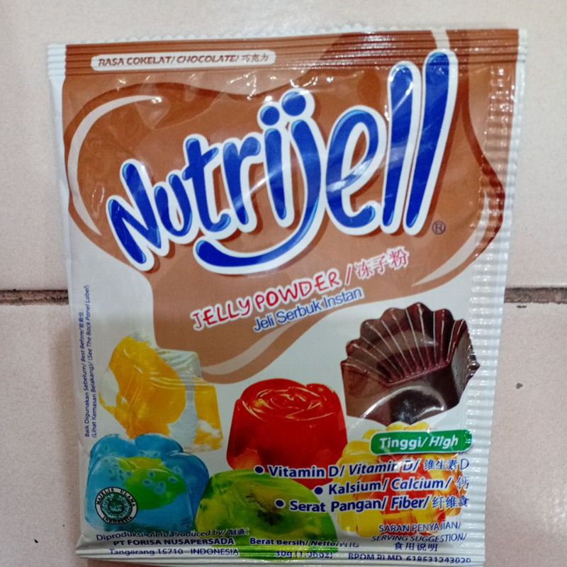 

Nutrijell Ekonomis Jelly Powder Kemasan Sachet Rasa Cokelat 30gr