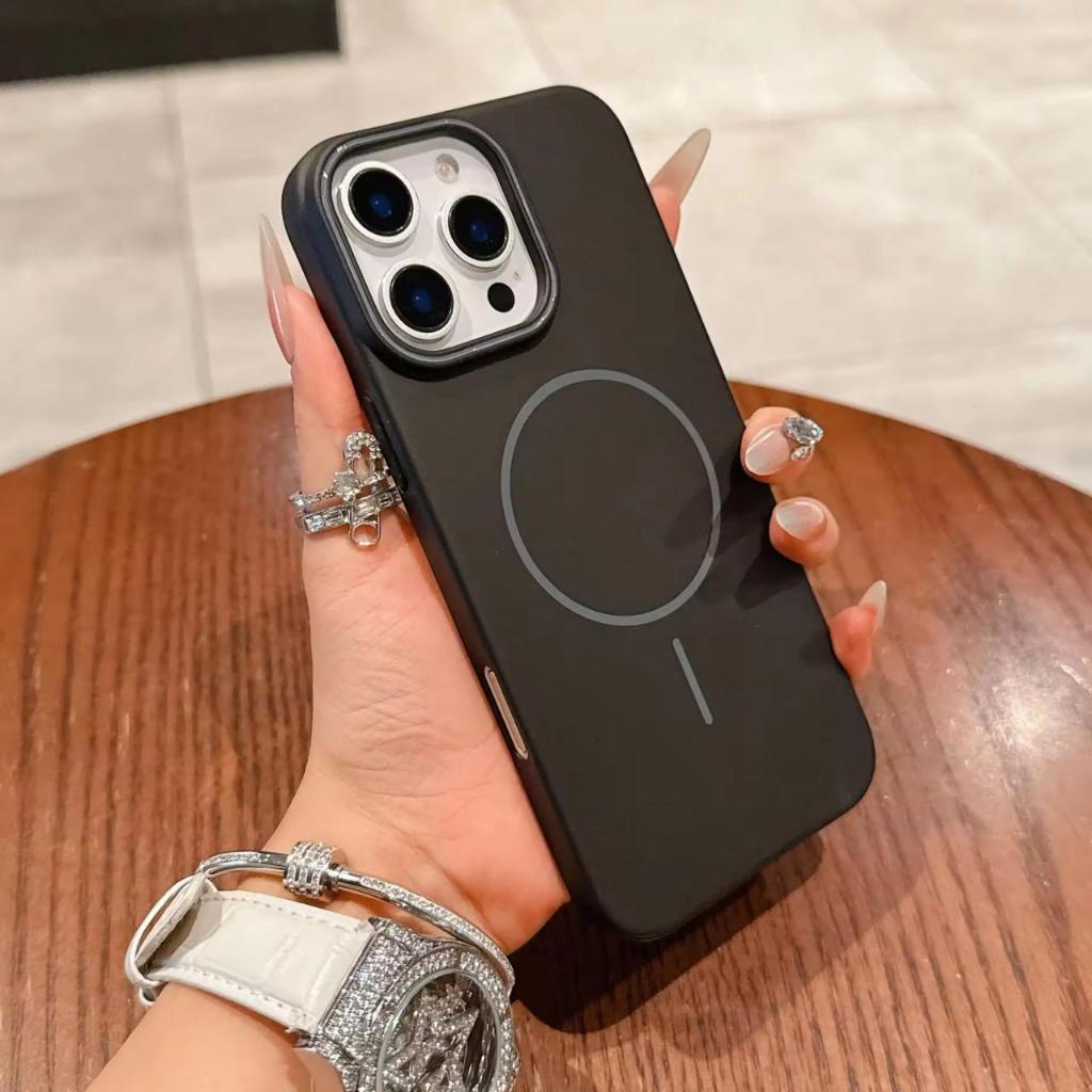 Hard case magsafe warna iphone x xr 11 12 13 14 15 16 e plus pro max magnetic casing keren elegan