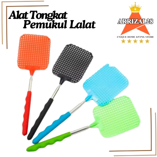 TONGKAT TEPOKAN PEMUKUL Alat Pemukul Serangga Teleskopik Tongkat Tepokan Lalat Nyamuk Kecoa Panjang 