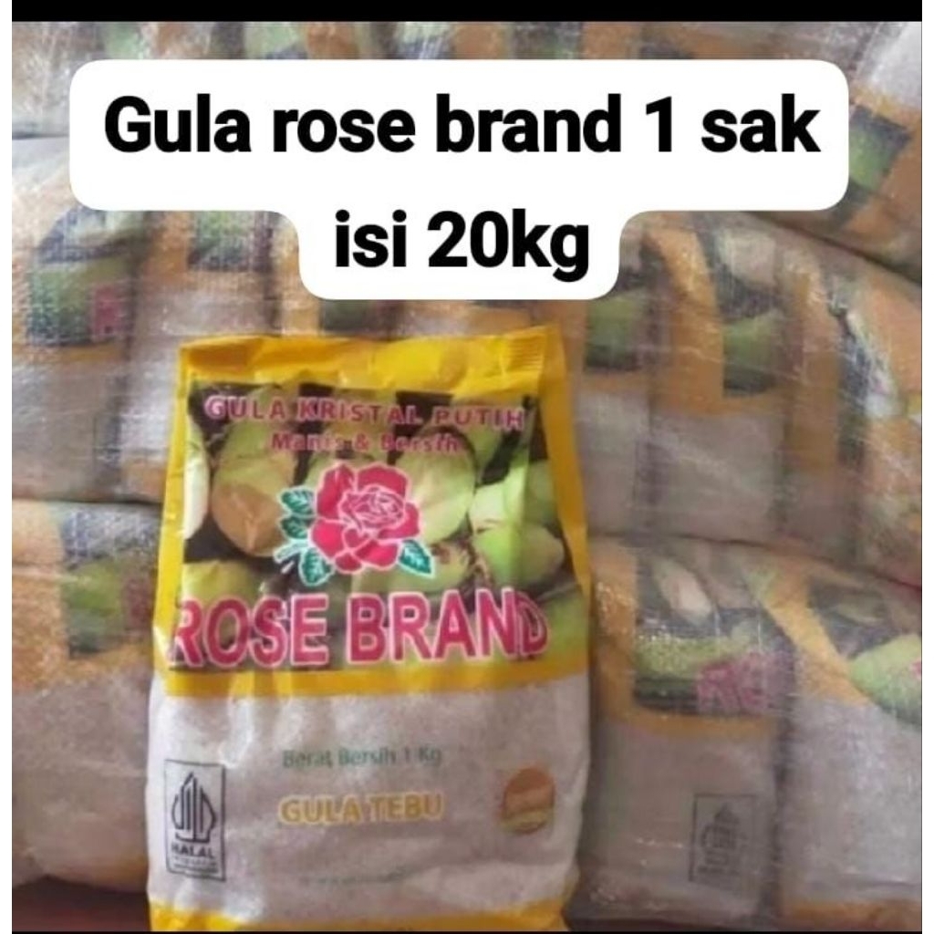 

gula rose brand 1 sak isi 20kg