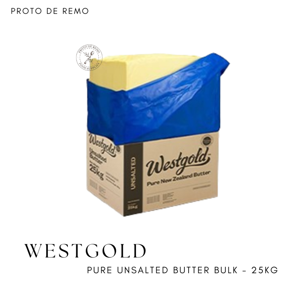

Westgold / Lurmark Pure Butter Bulk Unsalted New Zealand - 25KG