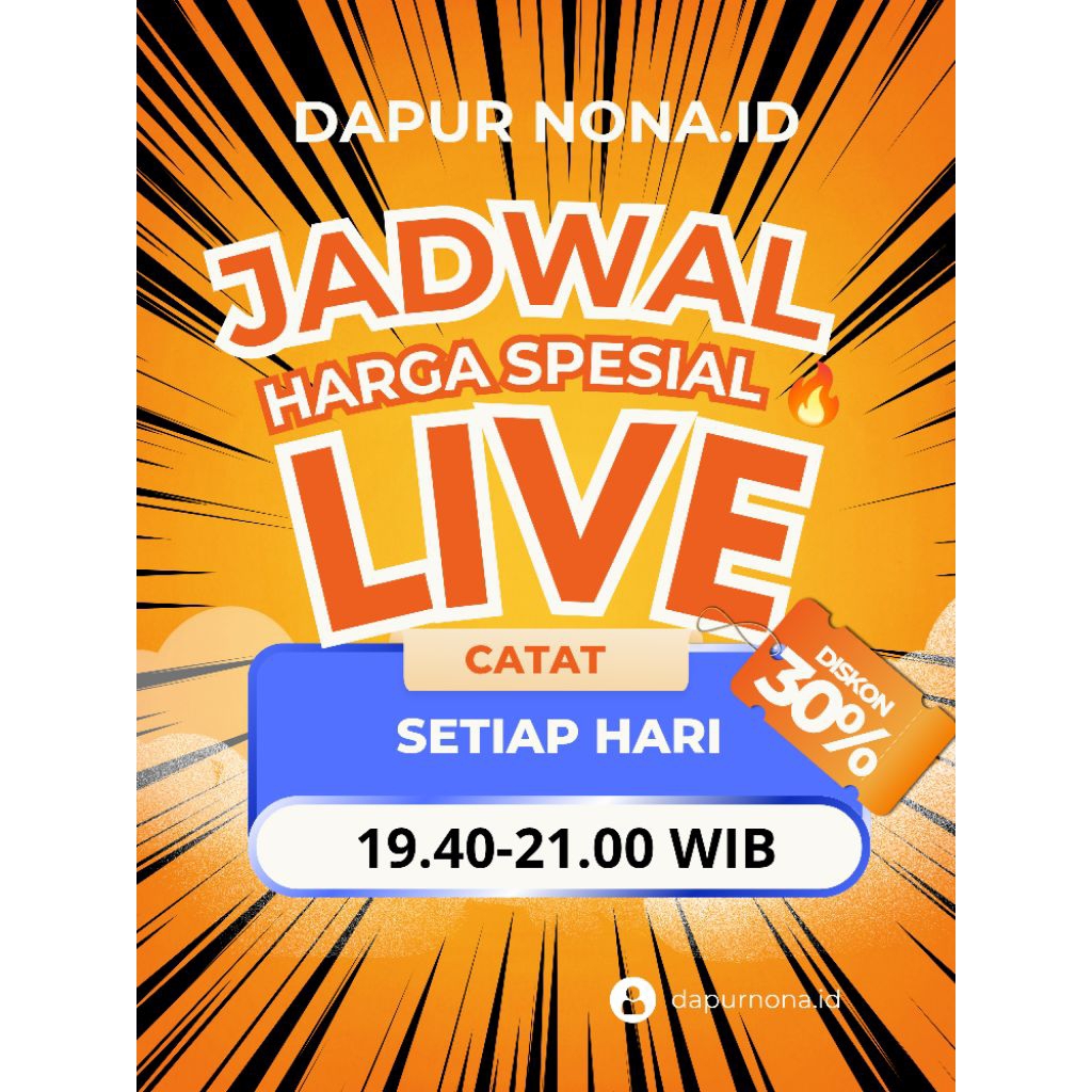 

Harga Spesial Semua Snack Premium di Live