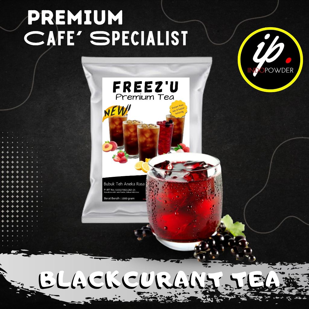 

IP Jakarta - Bubuk Minuman PREMIUM BLACKCURRENT TEA 1Kg Untuk Café, Waralaba dan Resto