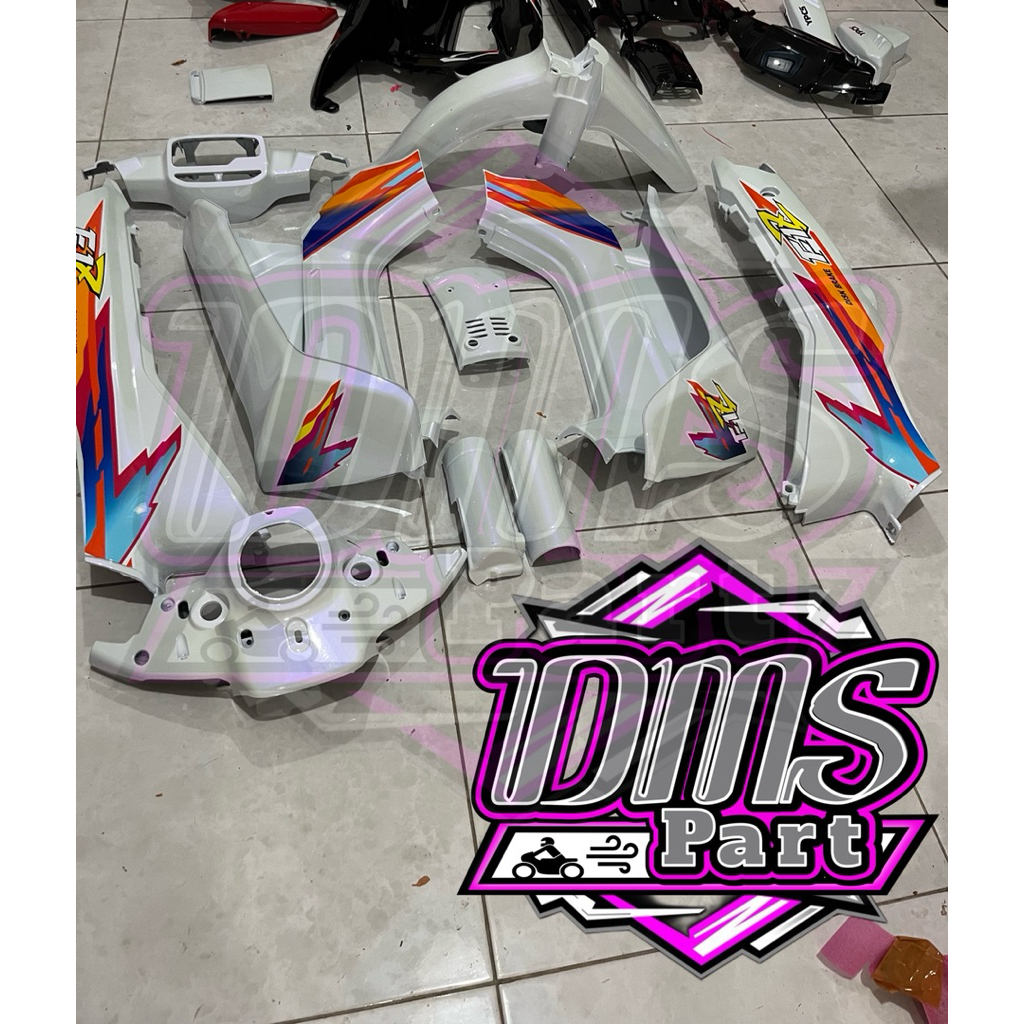 Cover Body Halus Force1 F1Z Full Putih Albino