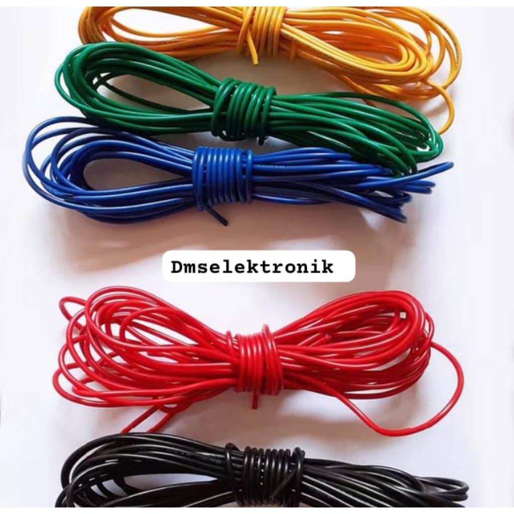 Kabel single engkel tunggal kecil serabut 0,12mm