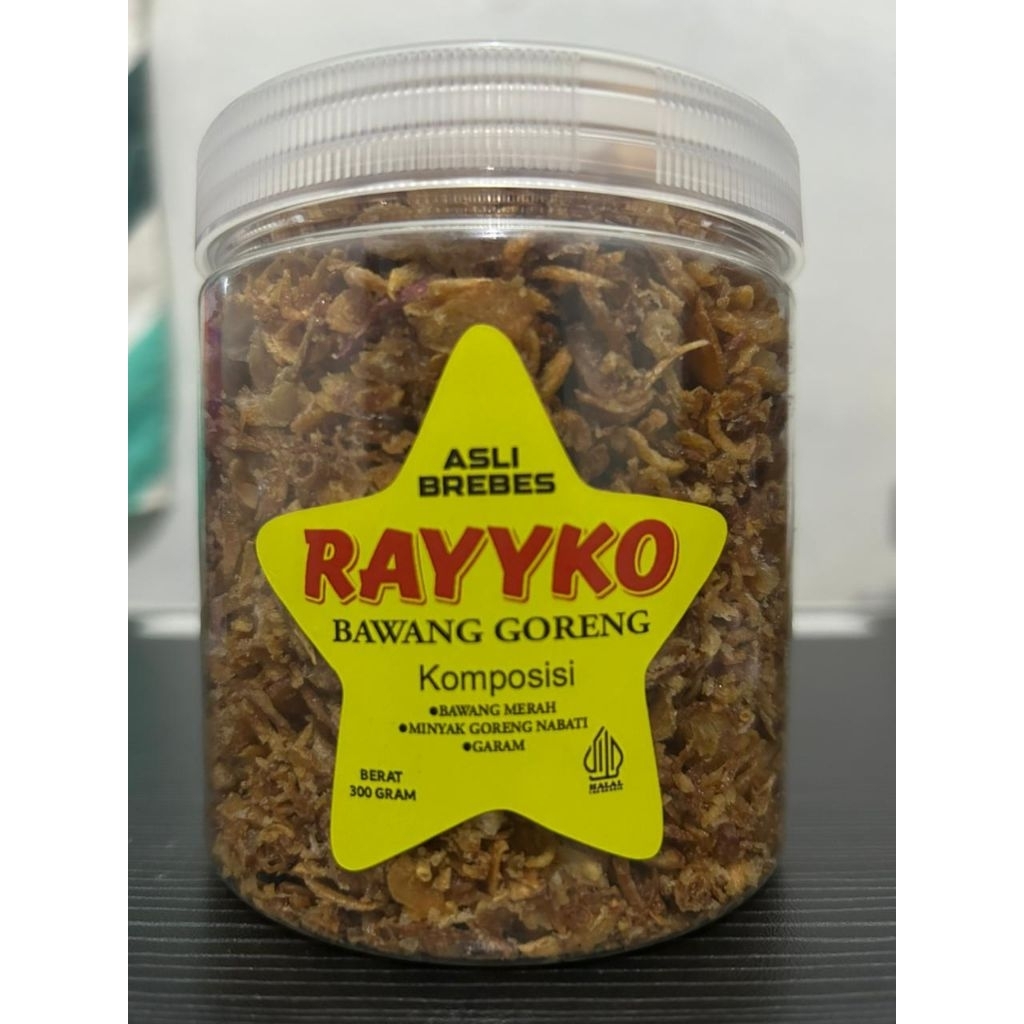 

Rayyko Bawang Goreng asli Brebes Premium 300gram