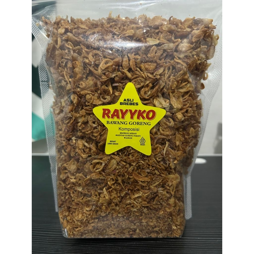 

Rayyko Bawang Goreng asli Brebes Premium 1kg