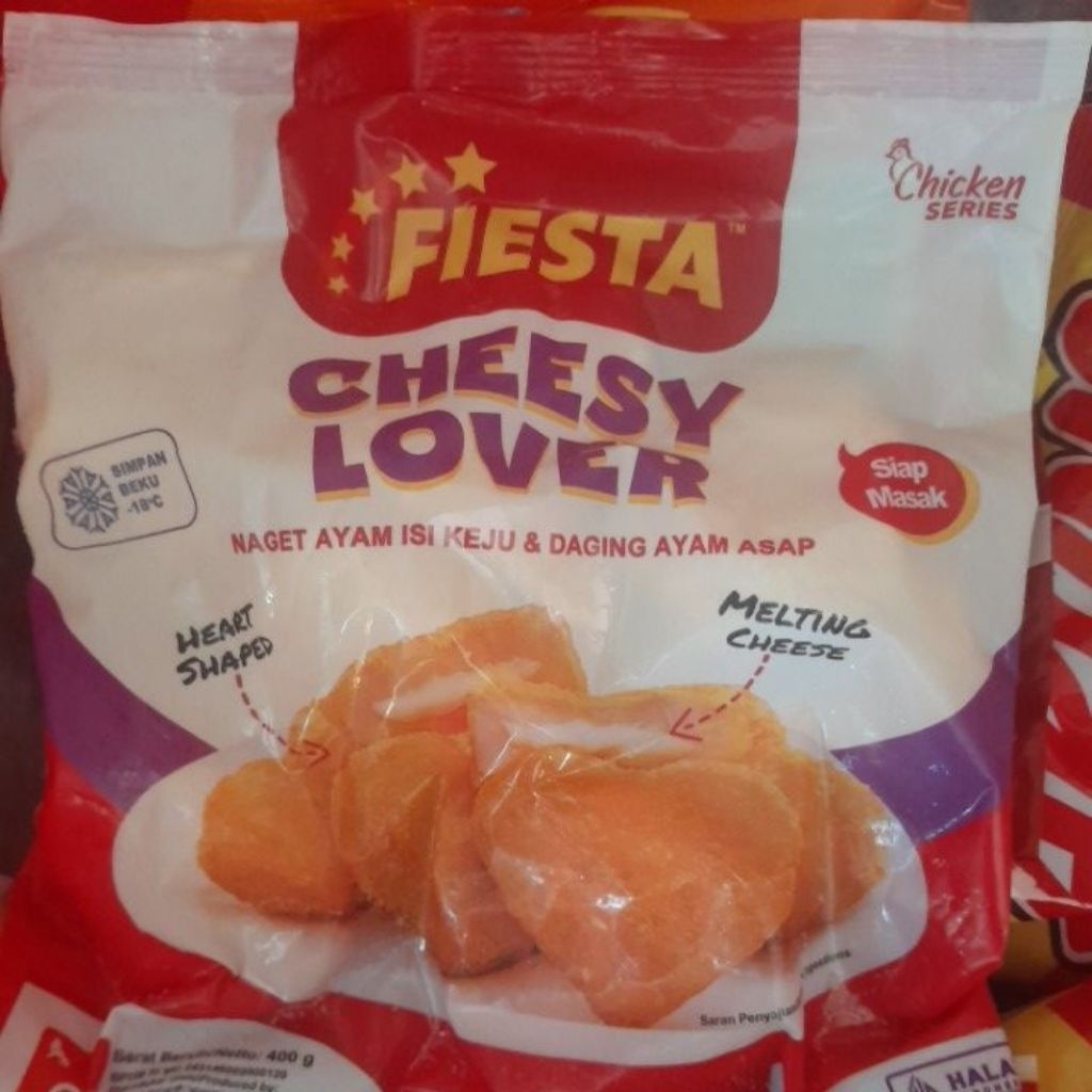

FROZEN BANDUNG fiesta Chesee lovers 400gr