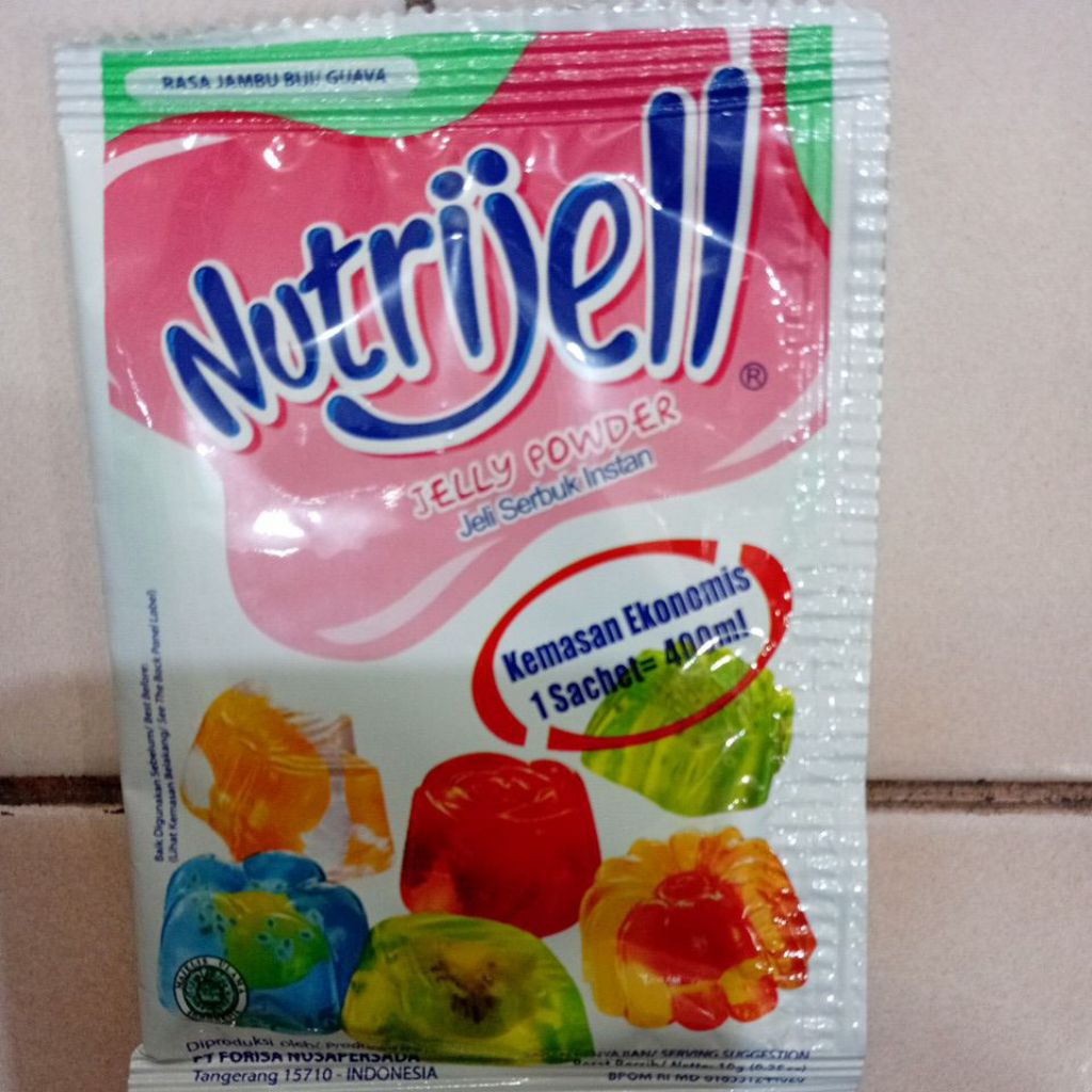

Nutrijell Ekonomi Jelly Powder Kemasan Sachet Rasa Jambu Biji 10gr
