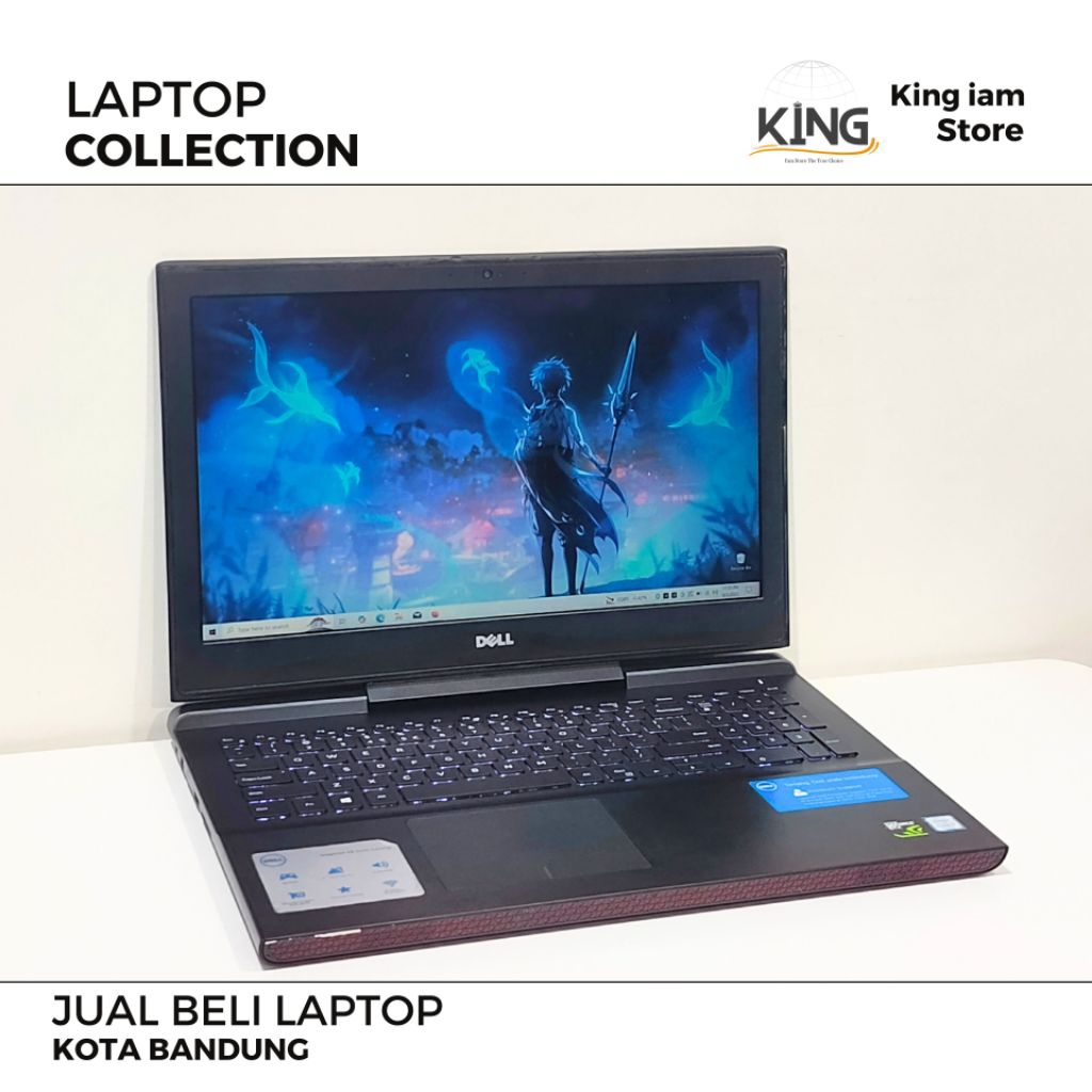 DELL INSPIRON 15 7000 GAMING INTEL CORE i7 7700HQ RAM 16GB SSD 128GB HDD 500GB NVIDIA GEFORCE GTX 10