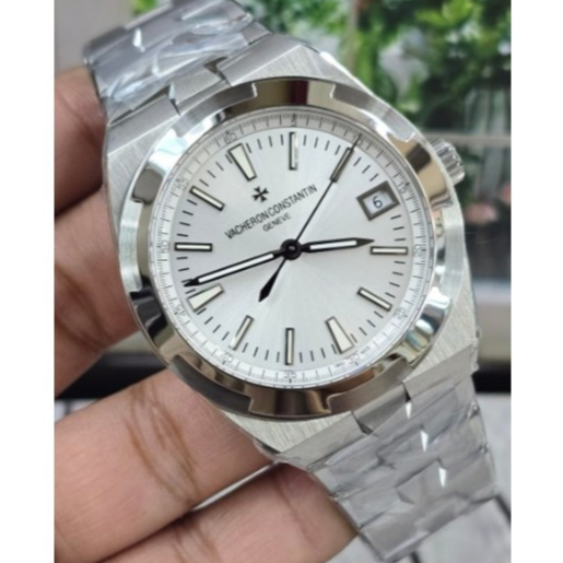 JAM TANGAN VACHERON SWISS DIAL PUTIH STELL AUTOMATIC JAM TANGAN VACHEERON SWISS 41MM