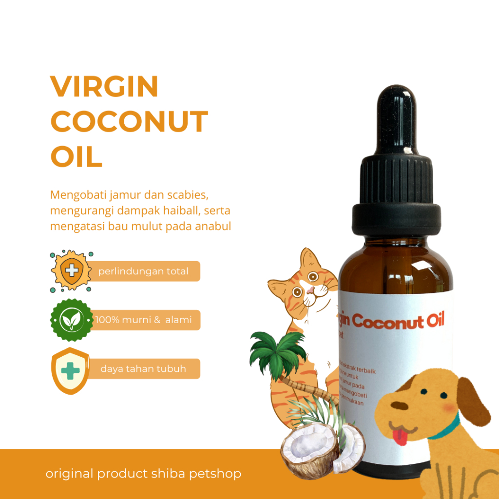Virgin Coconut Oil Kucing VCO untuk Jamuran