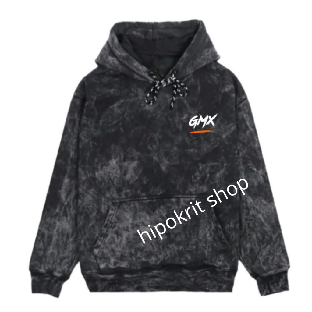 Geoff Max - Pullover Hoodie Woshing SIg Haul Black Sandwash M.L.XL.XXL Original Distro Katun Plecce 