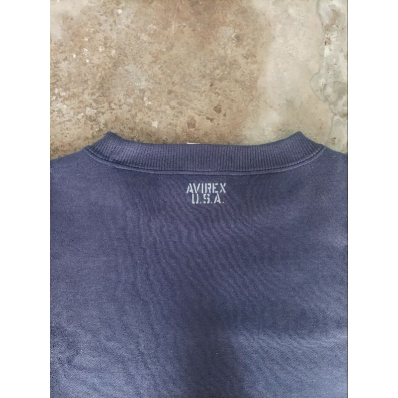 90s vintage avirex crewneck sun faded