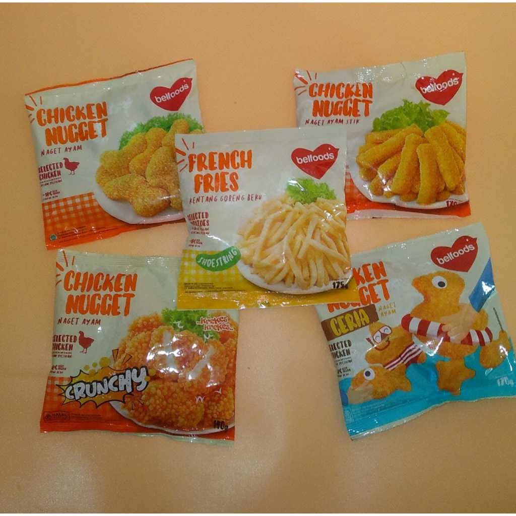 

BELFOODS PAKET NAGET AYAM + KENTANG (5 PCS)