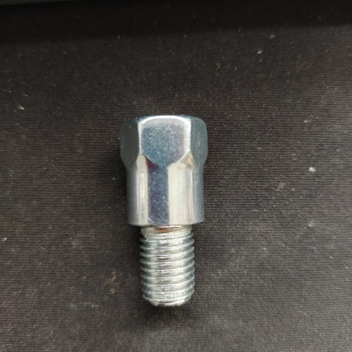 ISTARFI - BAUT SAMBUNGAN SPION DRAT KANAN - KIRI Sambungan Spion Motor Peninggi Baut 14 Drat Ulir