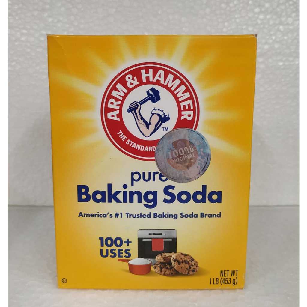 

Arm & Hammer baking soda 453 gr / baking soda kue