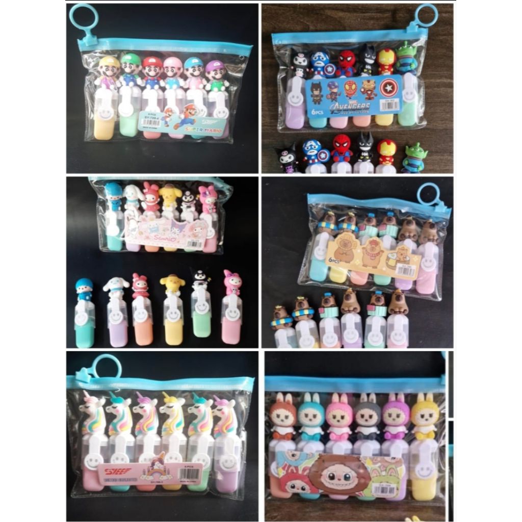 

stabilo lucu 6warna