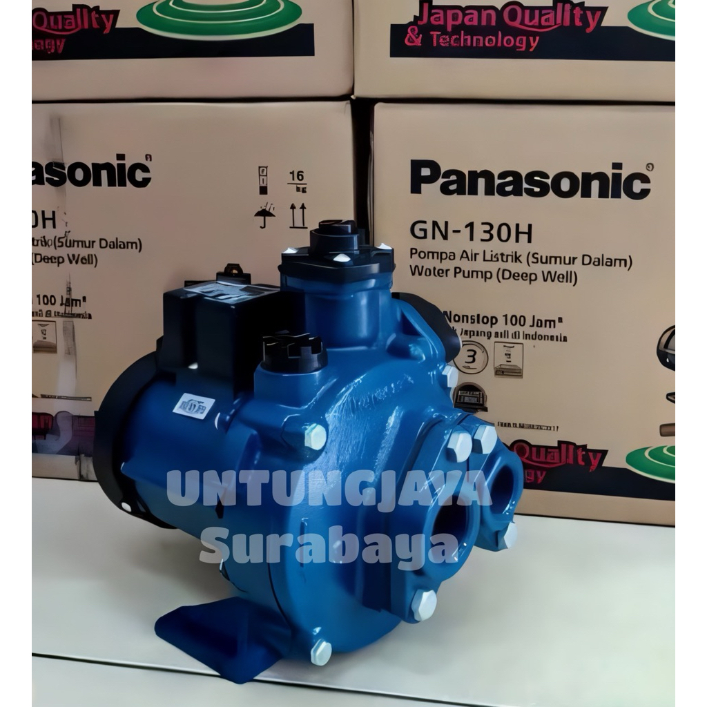 POMPA PANASONIC SUMUR DALAM NON OTOMATIS GN 130 H // POMPA PANASONIC SUMUR DALAM NON AUTO GN130H // 