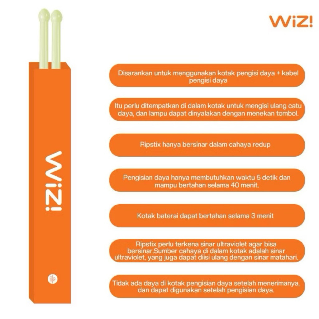 Poundfit Stick Ripstick Bercahaya Ripstix Stick Nylon Workout Ripstick (AO95)