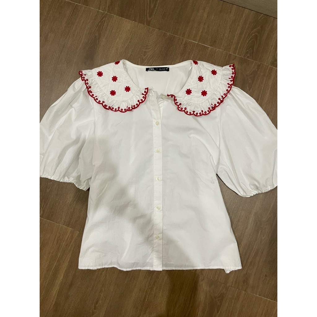 (preloved) ZARA BLOUSE TOP 100% original