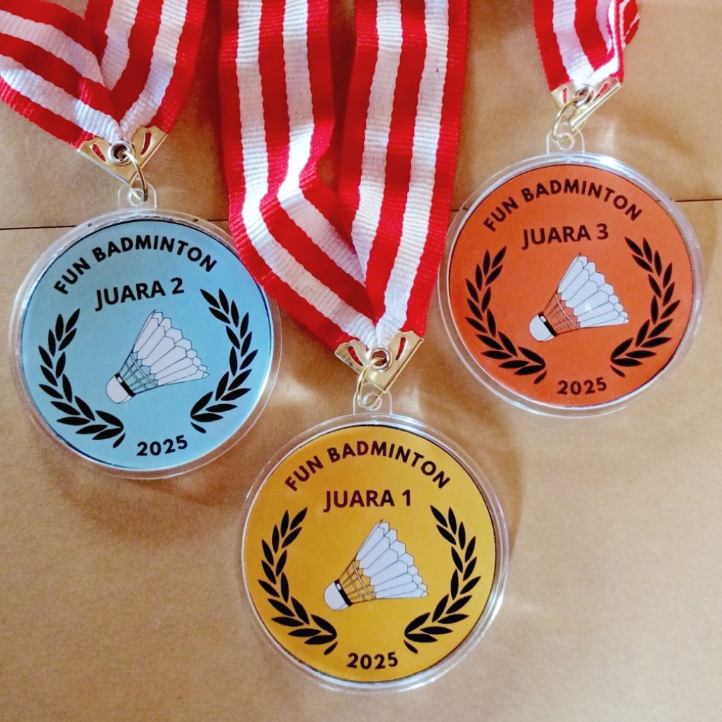 Medali Akrilik Insert Paper (custom)