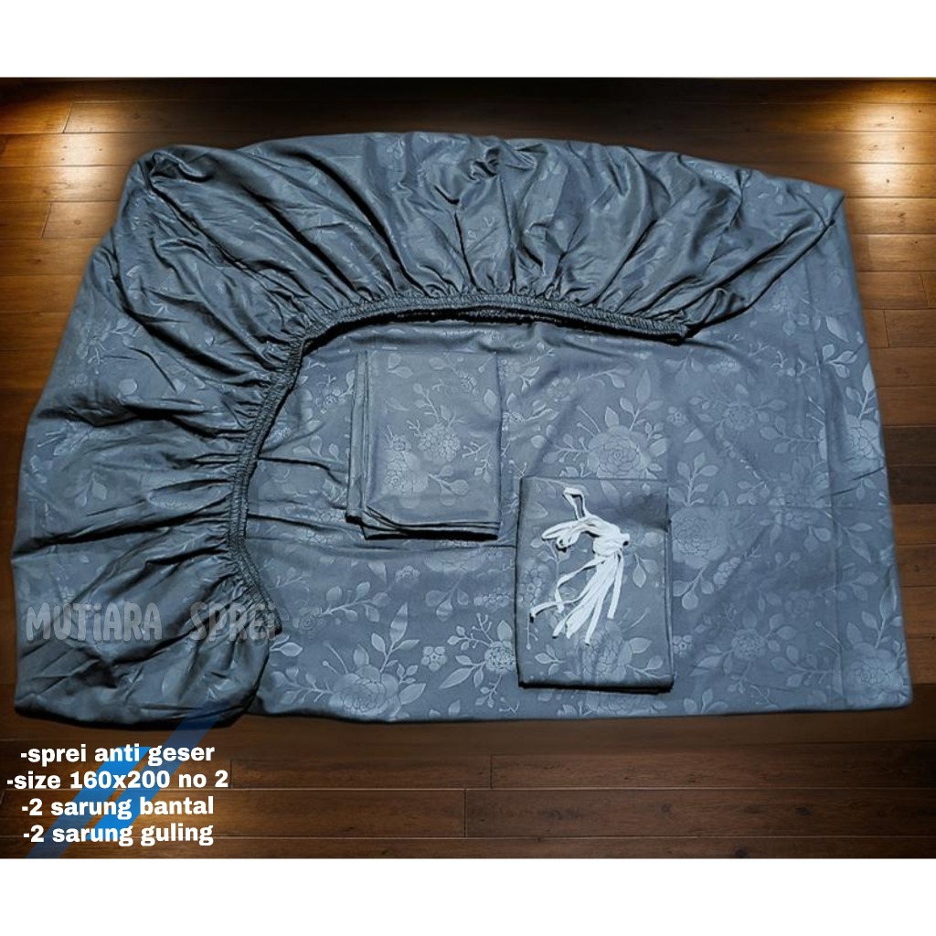 sprei anti geser no 2 queen/160x200x30/160x200x25/160x200x20/sprei full karet keliling