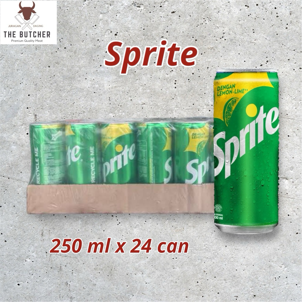 

SPRITE CAN 250ml (24's x 250ml) / 1krat / Sprite Kaleng / Minuman soda