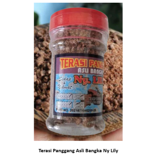 

Terasi Panggang Siap Pakai Asli Bangka Ny Lily 100 gram
