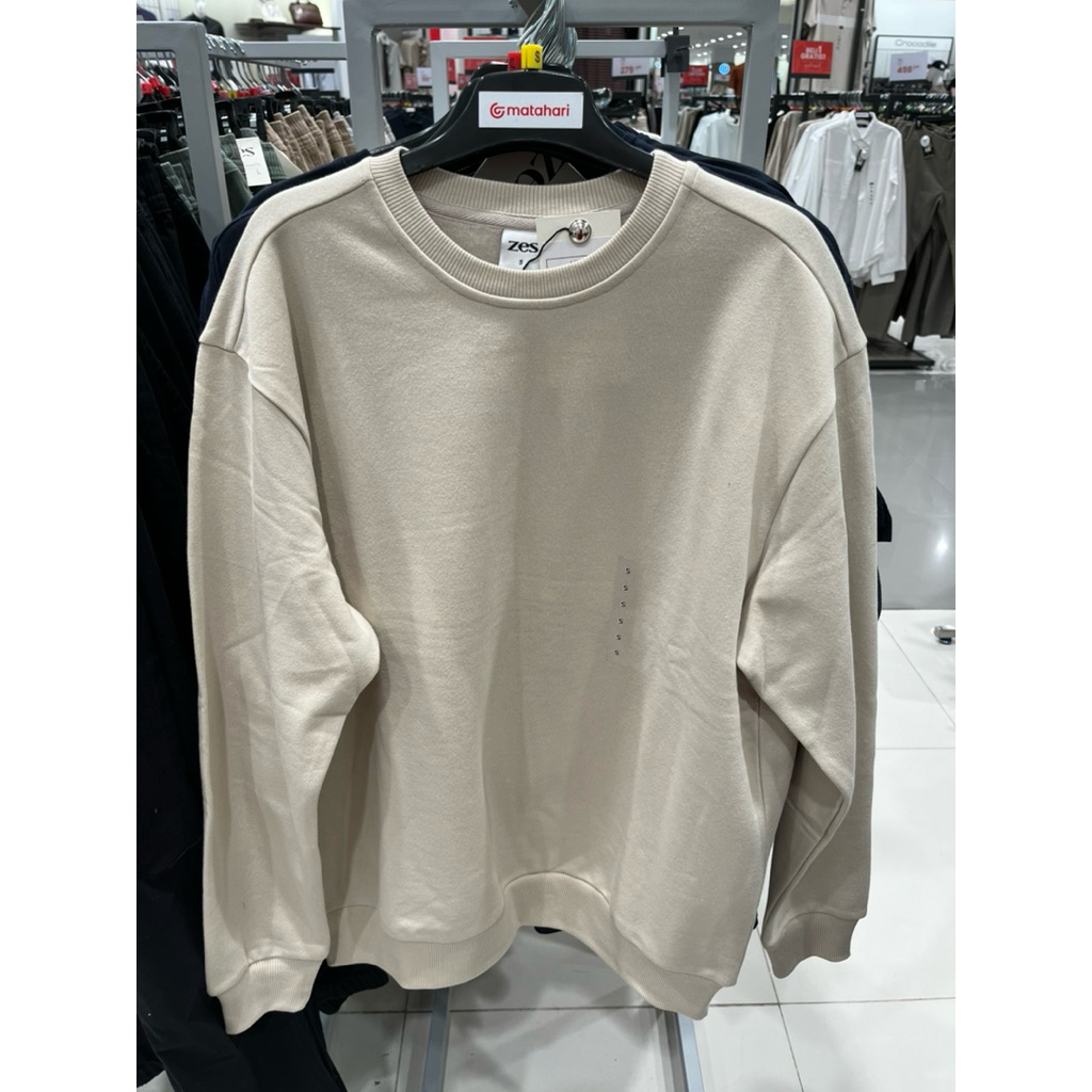 Sweater unisex brand ZES lengan panjang