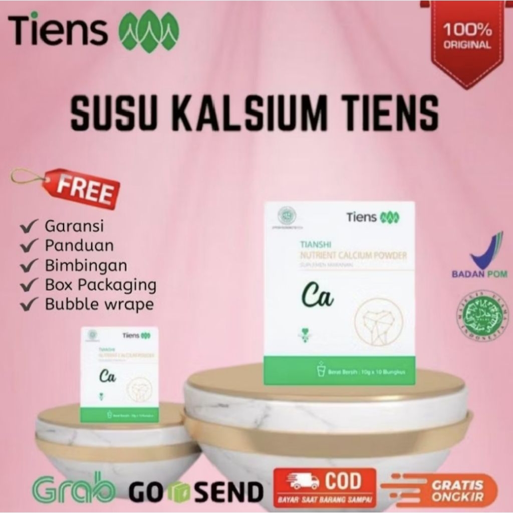 Peninggi Badan Tiens NHCP Nutrient Kalsium - Susu Calsium Tiens Ori
