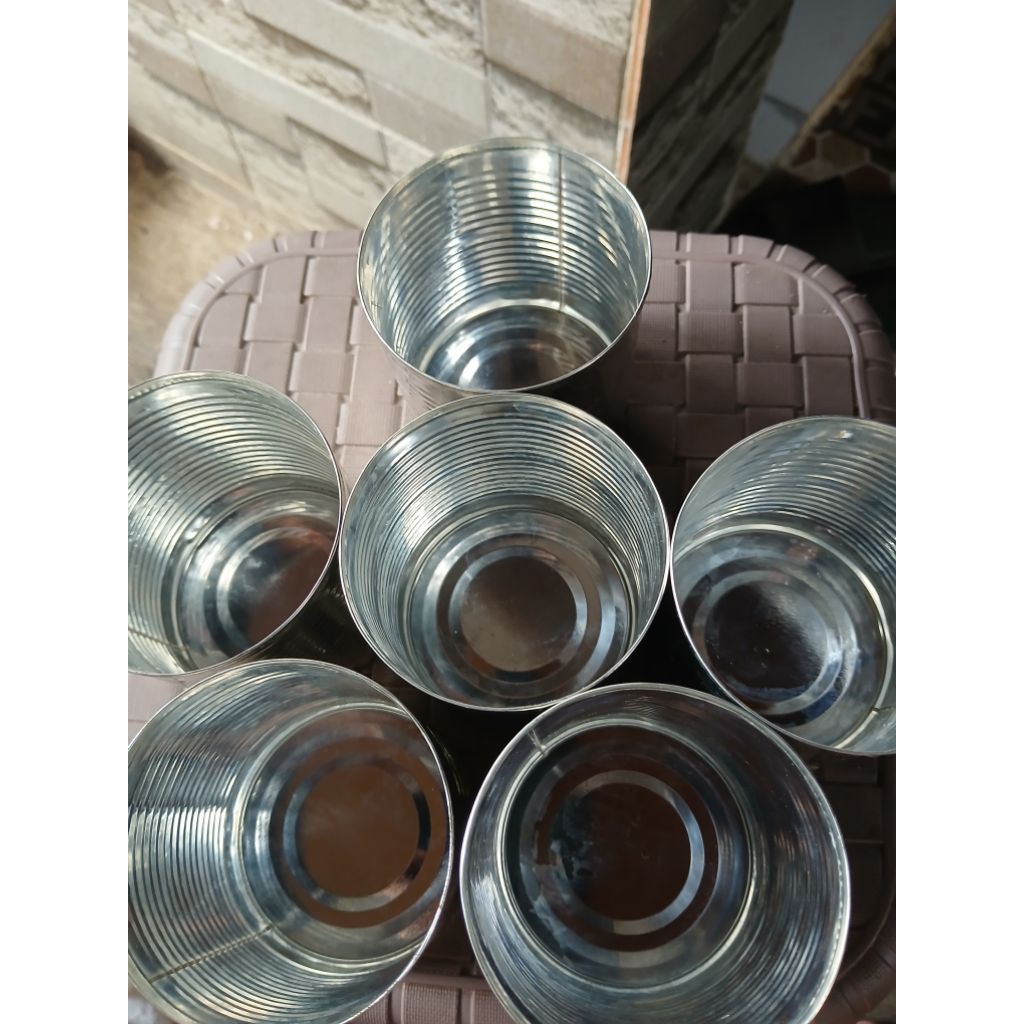 

kaleng susu bekas untuk kerajinan bersih