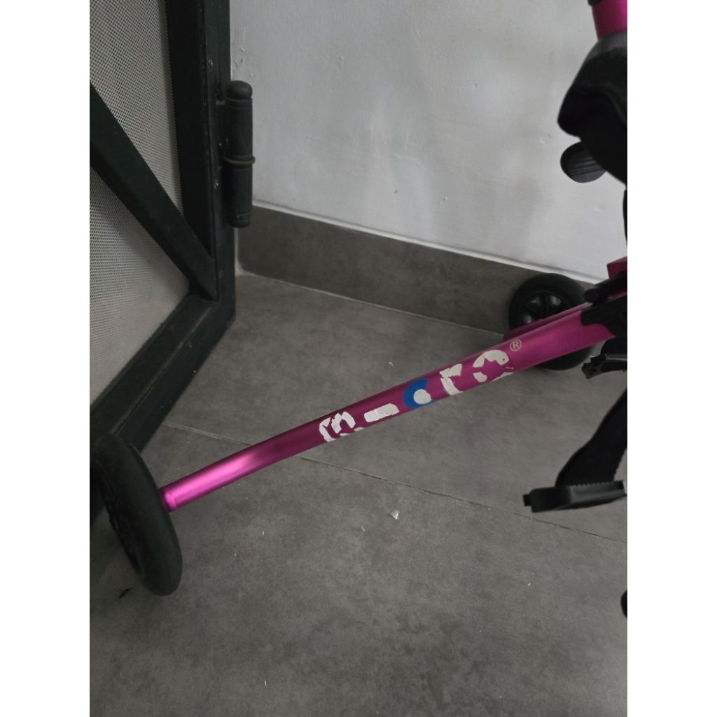 preloved micro trike deluxe pink