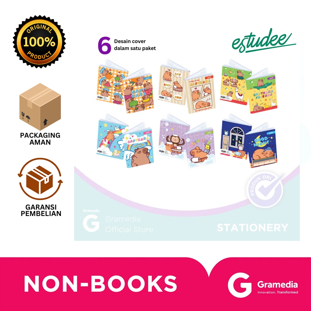 

Gramedia Bali - ESTUDEE K KWARTO 38 CAPYBARA ISI 6