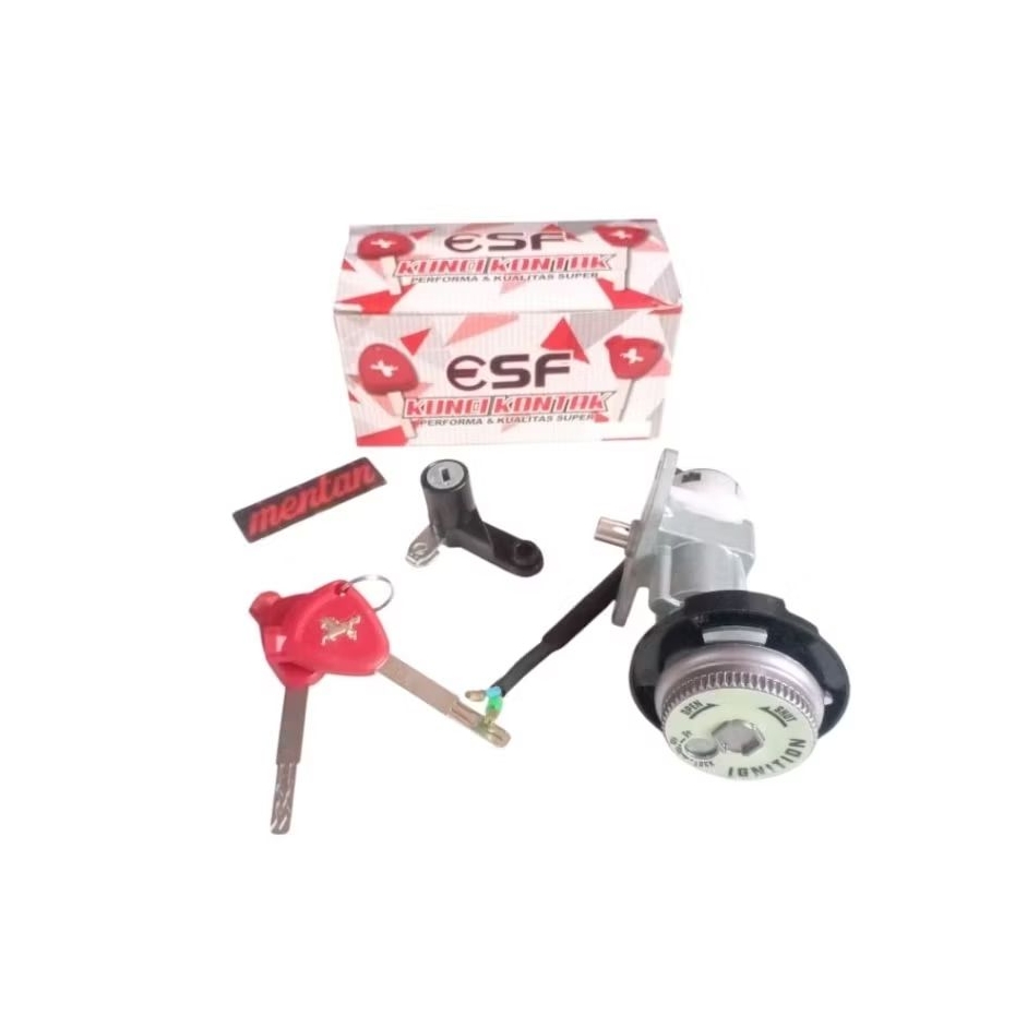 ESF KUNCI KONTAK SET PLUS KUNCI JOK MIO J - MIO GT GLOW IN THE DRAK