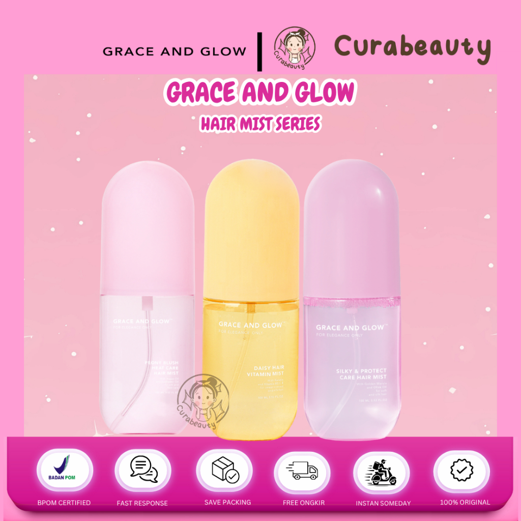 •CURABEAUTY• MANADO GRACE AND GLOW HAIR MIST PARFUM RAMBUT