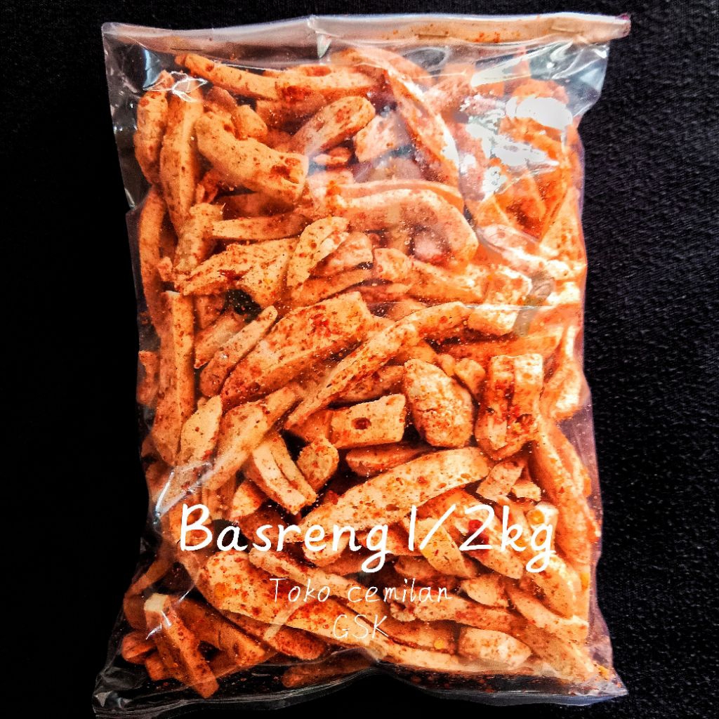

Basreng Viral Raja Rasa 1/2kg / Basreng Original Pedas Gurih Murah
