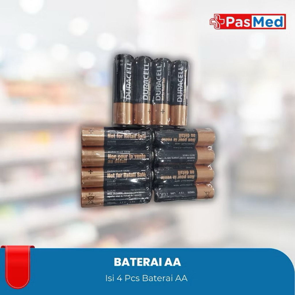BATERAI AA DURACELL ISI 4 PCS - PASMED