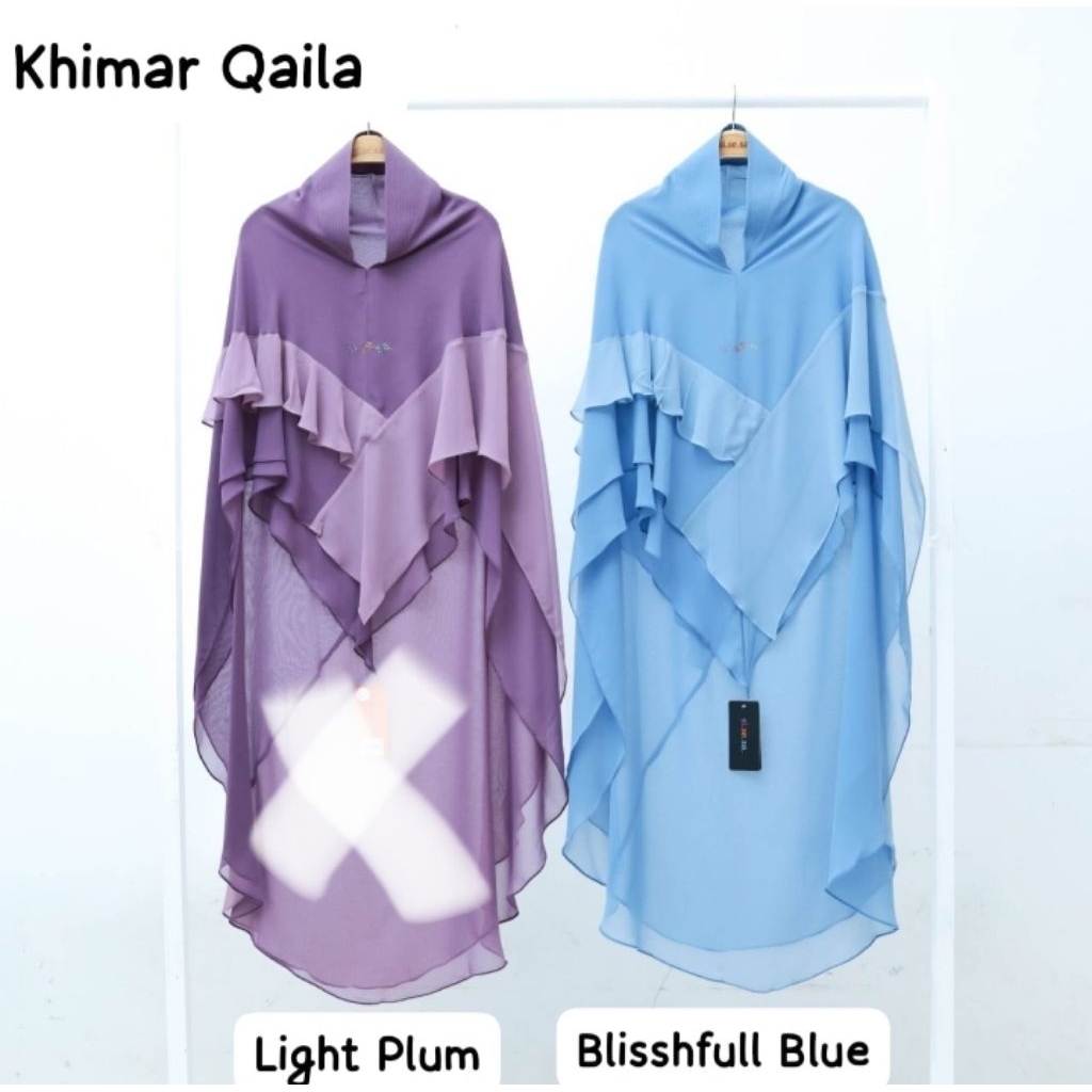 Khimar Sisesa polos cantik diskon