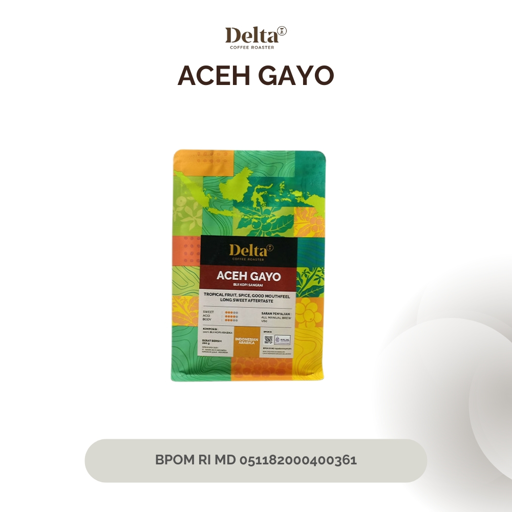 

DELTA COFFEE ROASTER - Kopi Arabica Aceh Gayo - 200gr