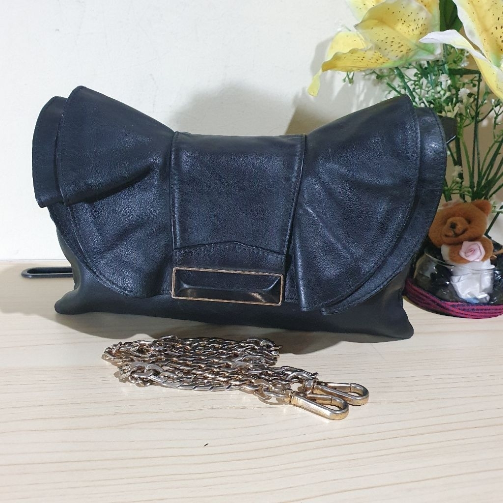 Tas Sling Bag Kulit Asli KH DESIGN Preloved