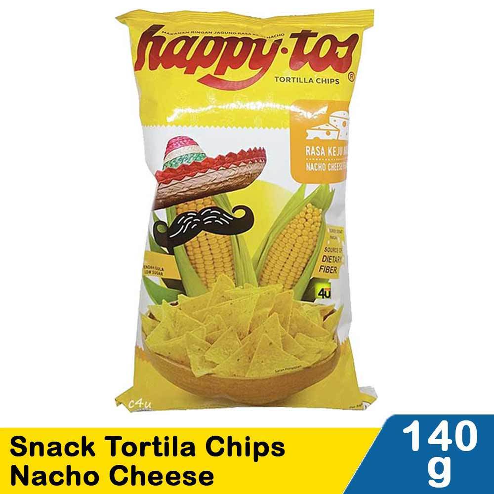 

happytos snack tortilla chips nacho cheese 140g