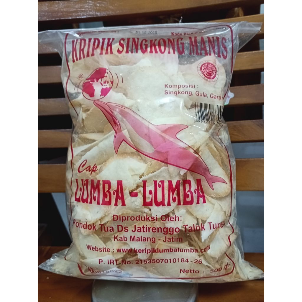 

LUMBA-LUMBA | KERIPIK SINGKONG MANIS | OLEH-OLEH KHAS MALANG