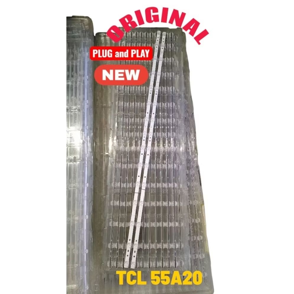BL - BACKLIGHT TCL 55A20 - BEKLITE - LAMPU LED TV TCL 55A20 ORIGINAL