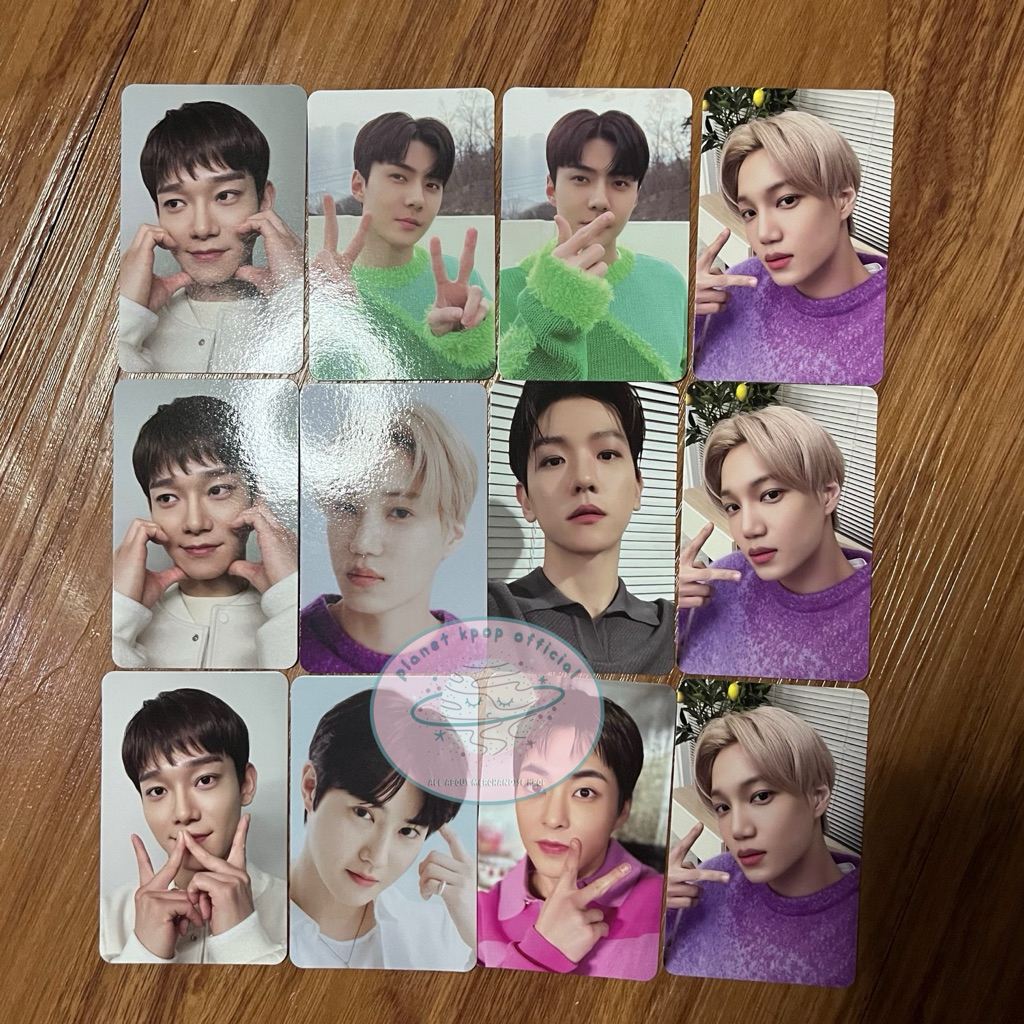 fortune card exo clock | md exo fanmeeting 2023 fortune scratch chanyeol kyungsoo chen sehun baekhyu