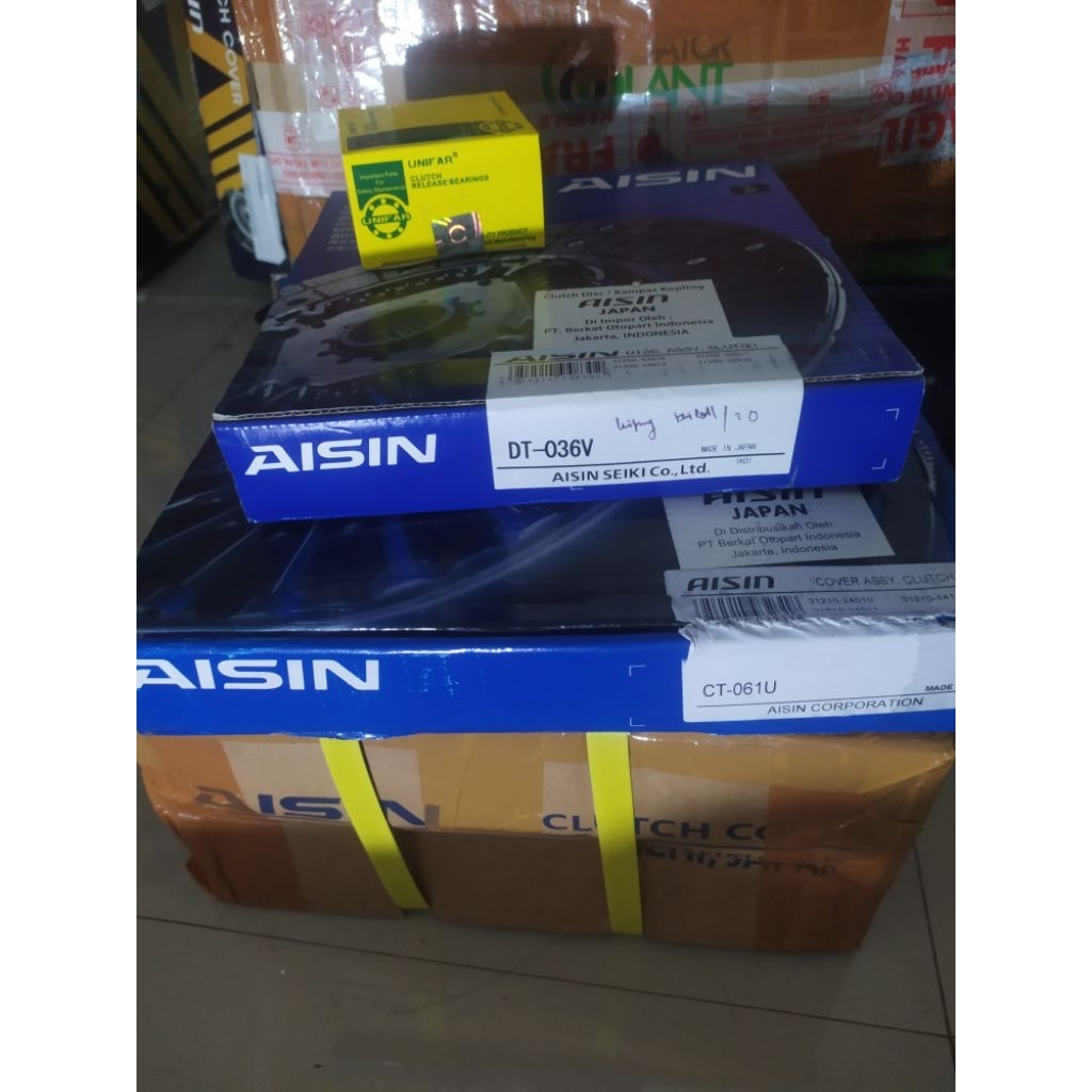 Kampas kopling set kijang krista 2000 cc ori Aisin