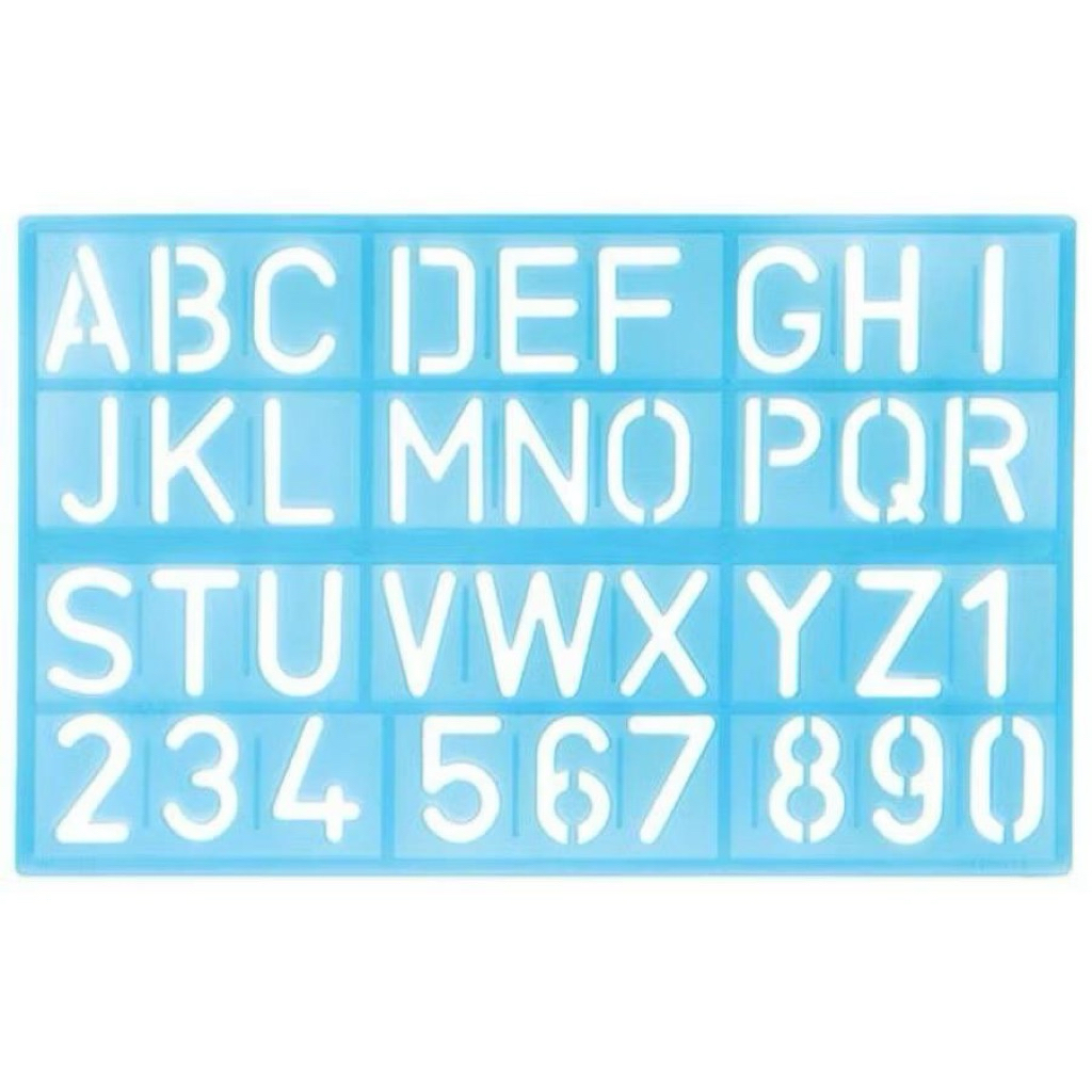 

Butterfly Stencil Set / Set Penggaris Cetakan Huruf Angka Butterfly