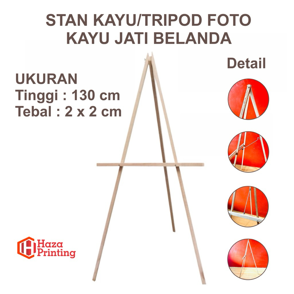 

Stand Kayu Untuk Papan ucapan / Bingkai dll
