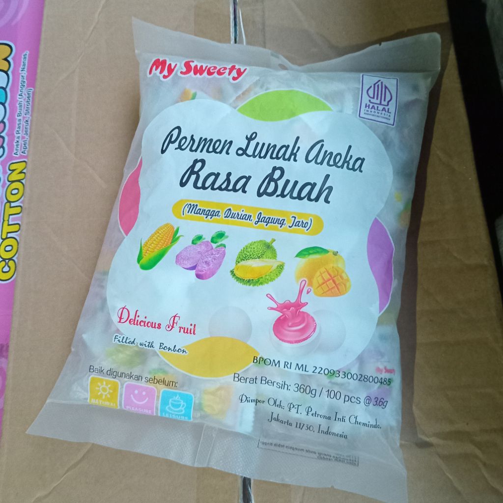 

Permen Lunak My Sweety 1 bag isi 100